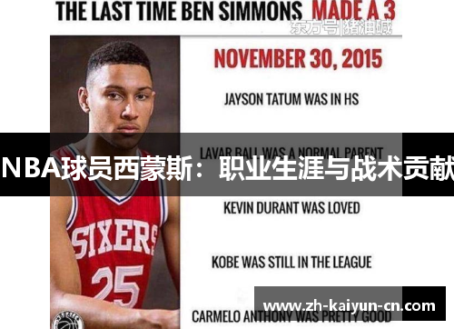 NBA球员西蒙斯：职业生涯与战术贡献